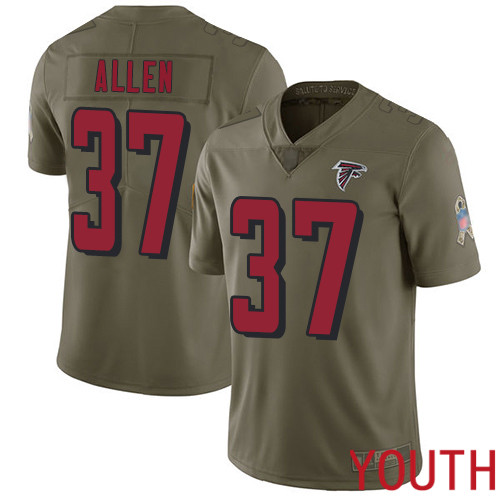 Atlanta Falcons Limited Olive Youth Ricardo Allen Jersey NFL Football #37 2017 Salute to Service